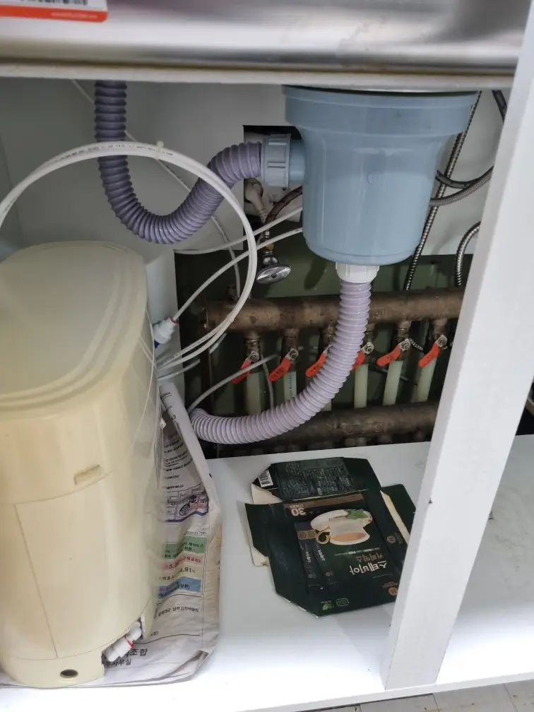 싱크대 막힘 작업 1